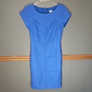 J. Crew Vibrant Blue Mini Dress